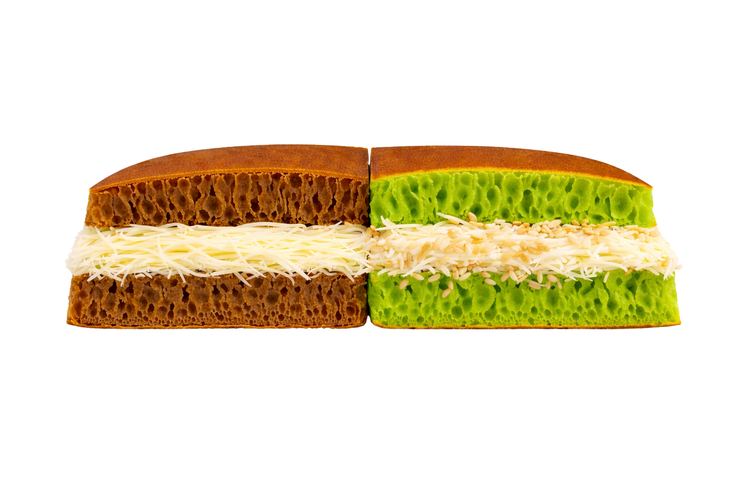 Pandan & Mocha (Half / Half Option)