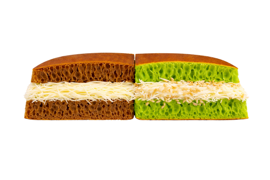 Pandan & Mocha (Half / Half Option)